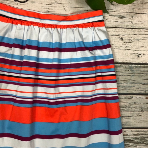 3/25 SALE J. Crew Factory pencil striped skirt Sz 0 - Picture 3 of 6
